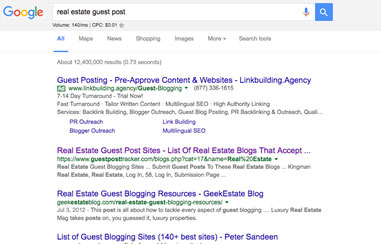 Guest Post Blogging SEO Results