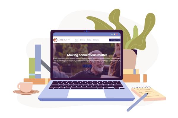 Connective Counselling Website Digital Marketing Agency London